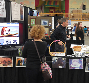 Plenty of activity at our booth for the New England Pet Expo 2016!