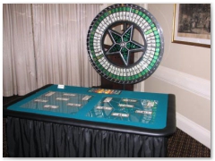 Money Wheel - Deluxe 48 inch Money Wheel. The money wheel is divided into 54 equal segments, each with a monetary value and the odds displayed. Comes with a table top display!